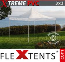 Chapiteau pliant FleXtents Xtreme 3x3m Transparent
