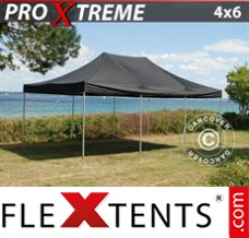 Chapiteau pliant FleXtents Xtreme 4x6m Noir