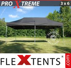 Chapiteau pliant FleXtents Xtreme 3x6m Noir