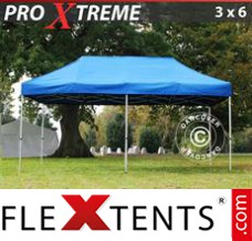 Chapiteau pliant FleXtents Xtreme 3x6m Bleu